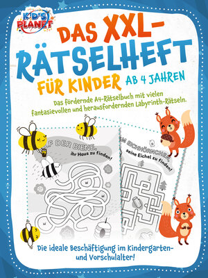 cover image of Das XXL-Rätselheft für Kinder ab 4 Jahren